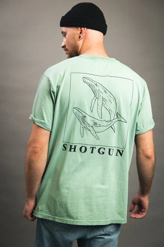 T-Shirt Loose Wal Sage Green