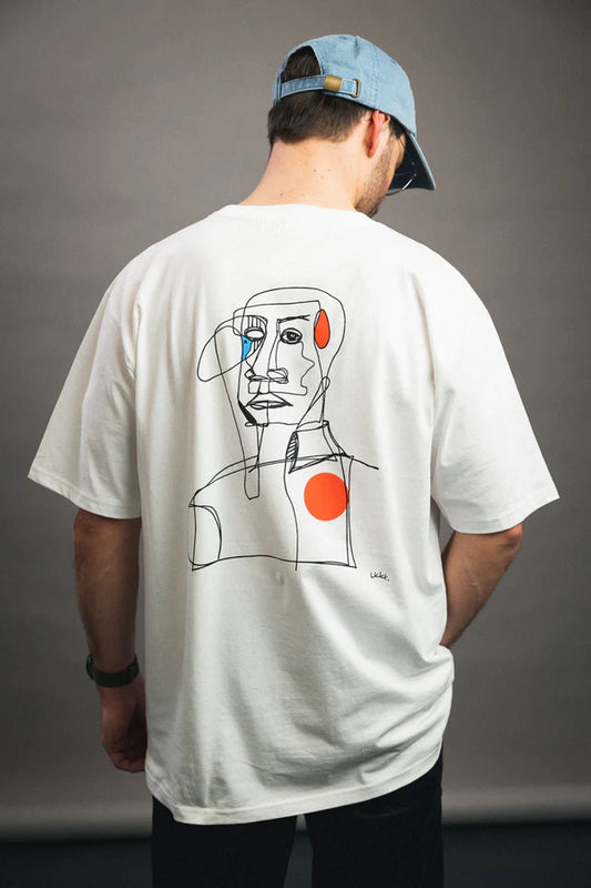 T-Shirt Loose Cournel White