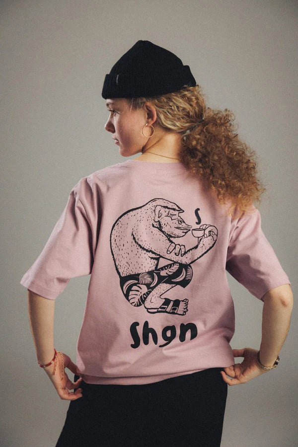 Shotgun Loose T-Shirt Unisex | Siporilla Dusty Rose