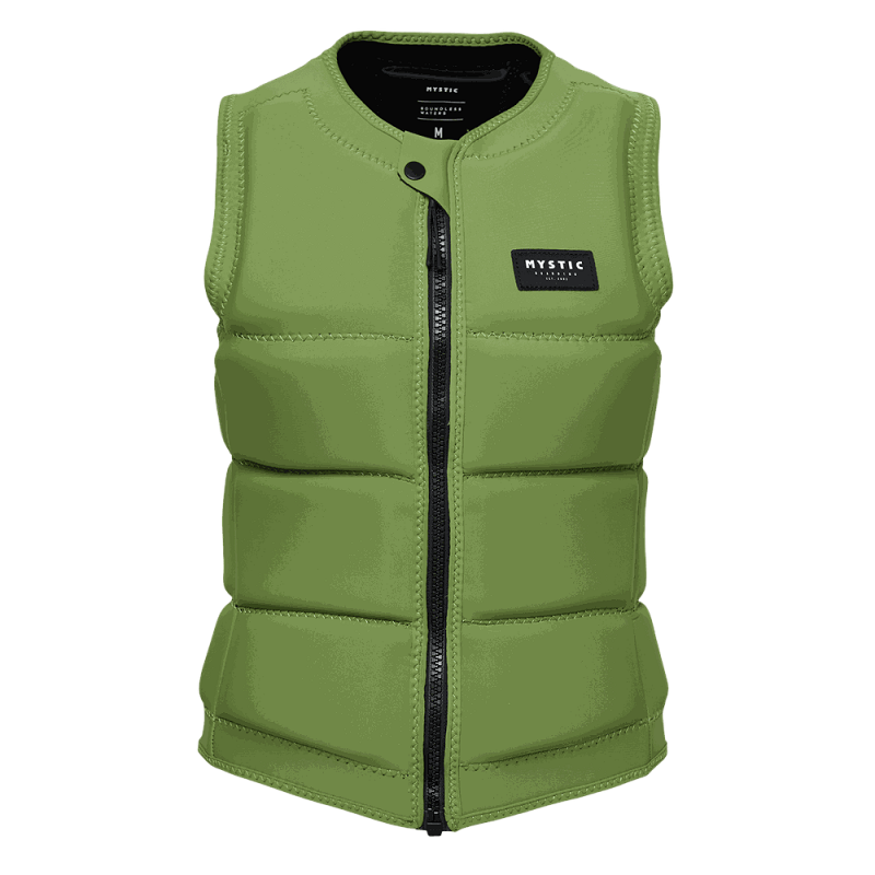 Star Impact Vest Fzip Wake Soft Green