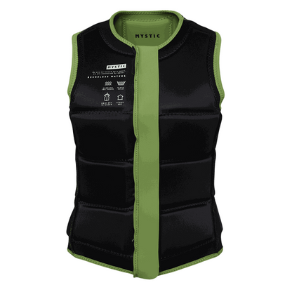Star Impact Vest Fzip Wake Soft Green