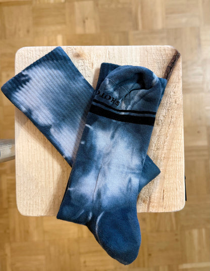 Socken Block batik midnight