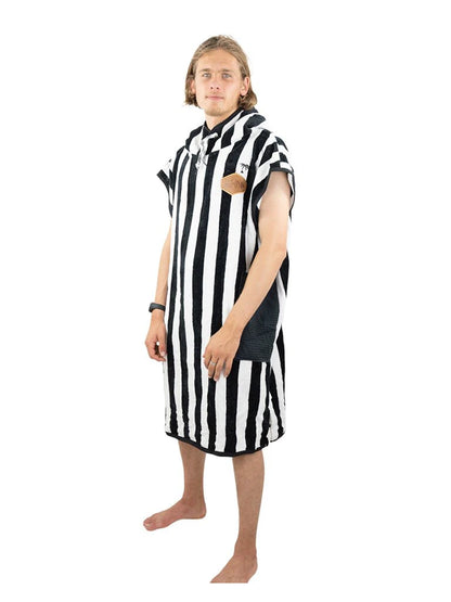 Jacquard V Poncho Good Vibes Black