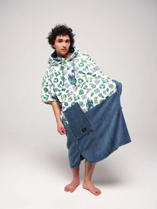 Beach Crew V Poncho Eco