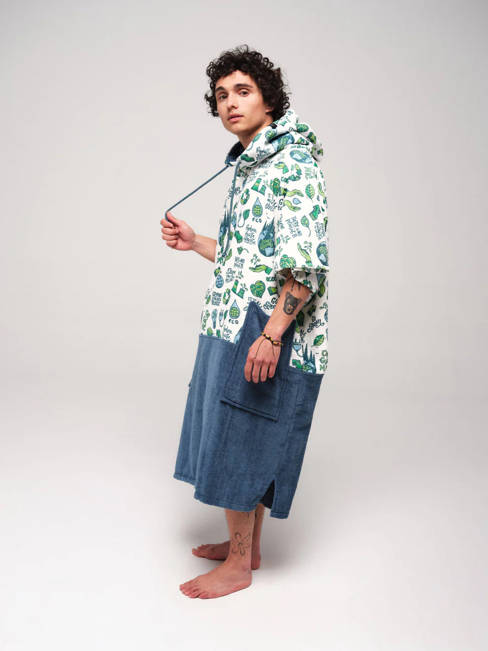 Beach Crew V Poncho Eco