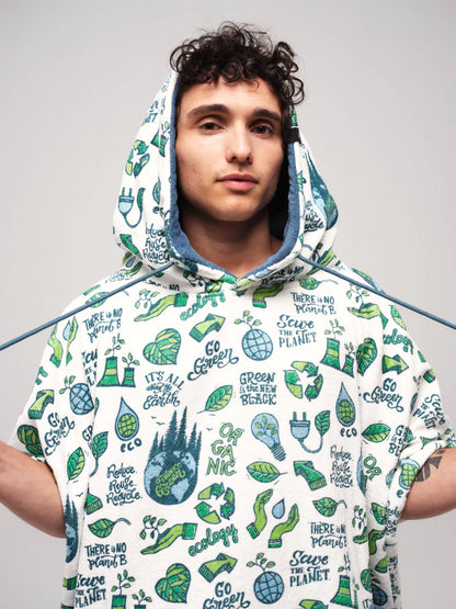 Beach Crew V Poncho Eco