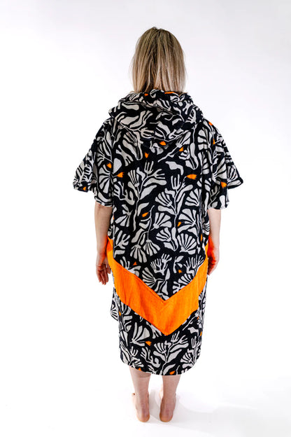 All-In Beach Crew V Poncho Corail