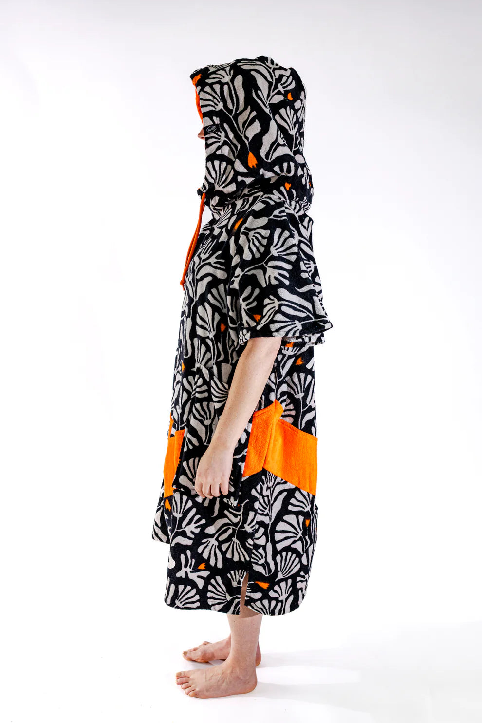 All-In Beach Crew V Poncho Corail
