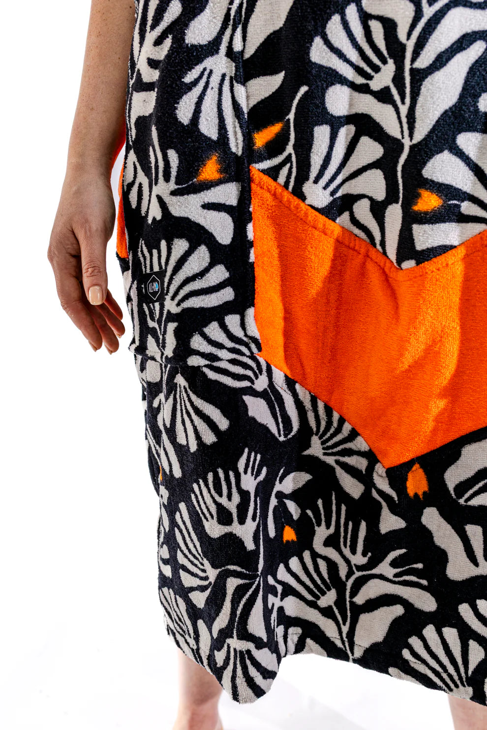 All-In Beach Crew V Poncho Corail