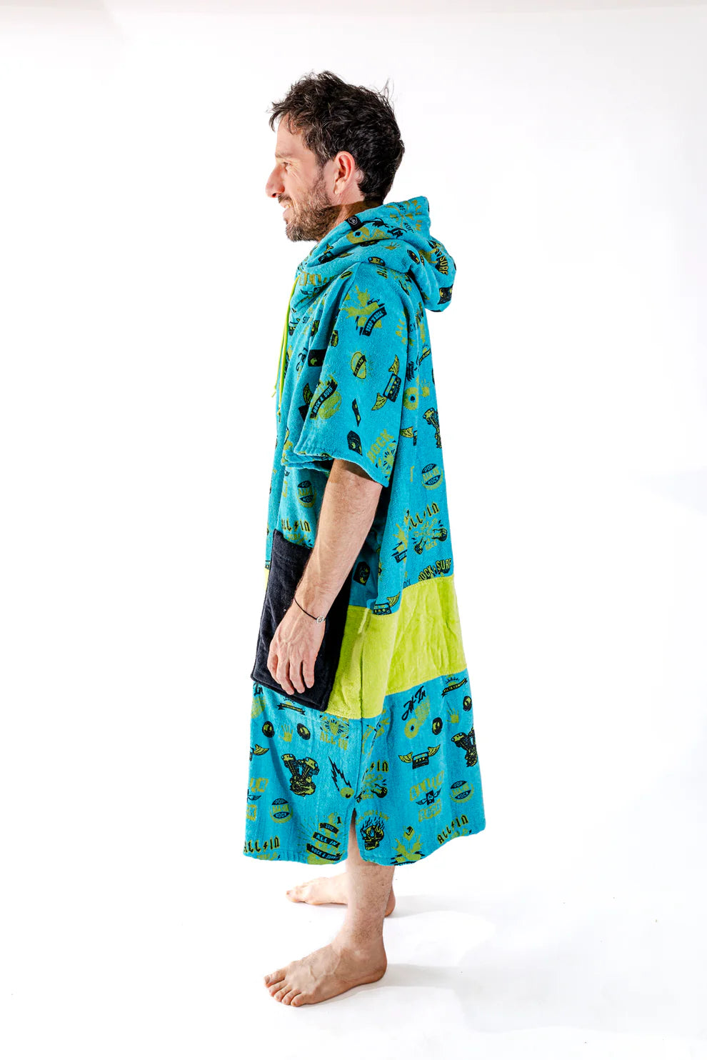 All-In Beach Crew V Poncho Rock