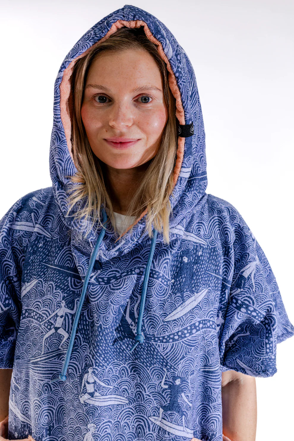 All-In Beach Crew V Poncho Surfing Madame