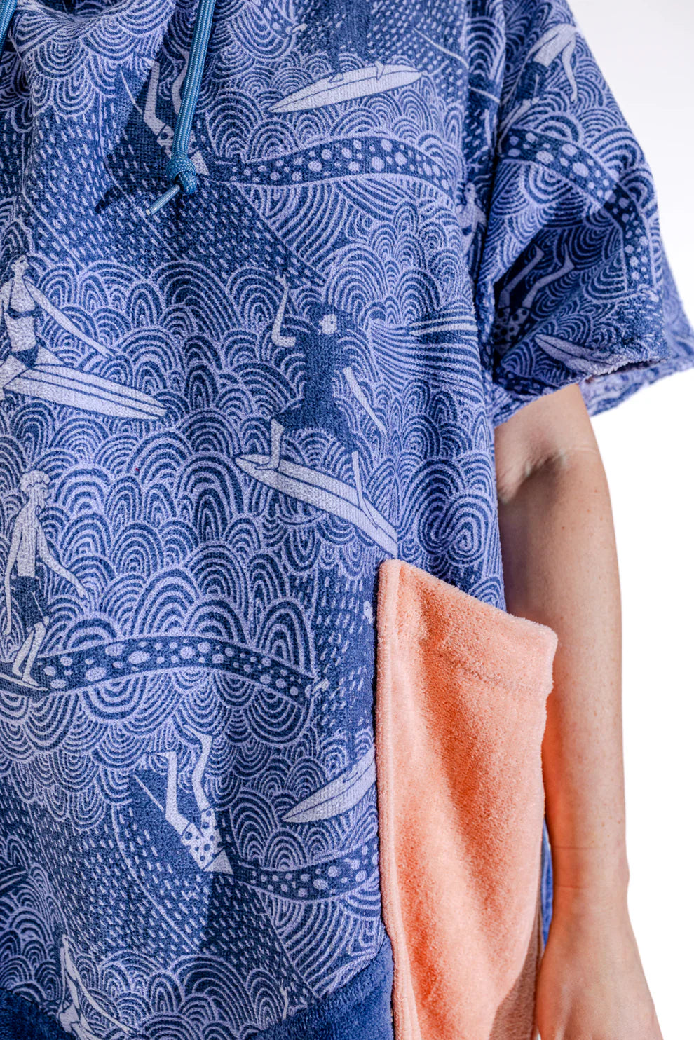 All-In Beach Crew V Poncho Surfing Madame