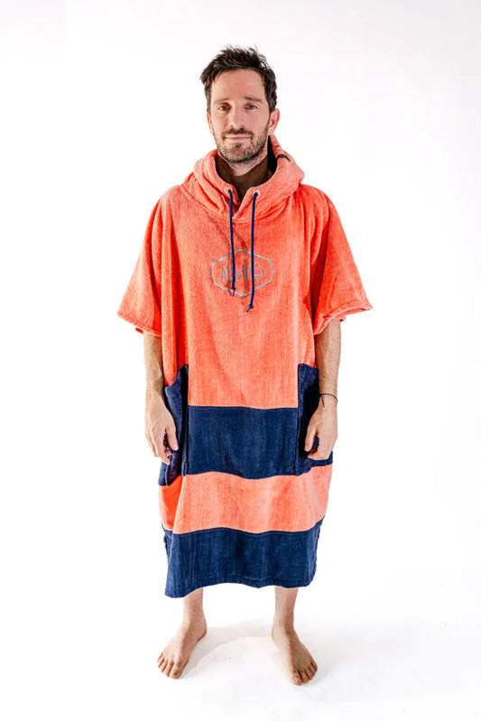All-In Beach Crew V Poncho Orange