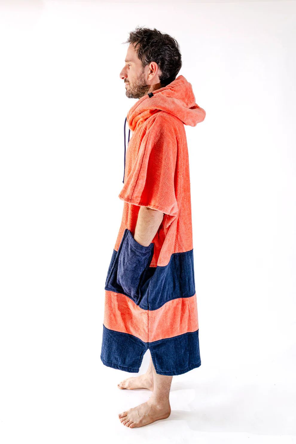 All-In Beach Crew V Poncho Orange