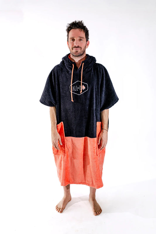 All-In Flash Line V Poncho Black/Orange