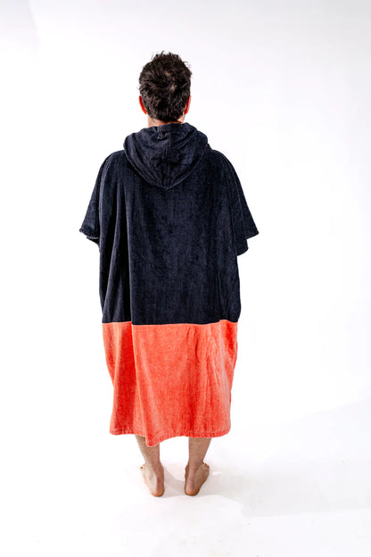 All-In Flash Line V Poncho Black/Orange