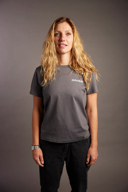 T-Shirt In Bloom Charcoal