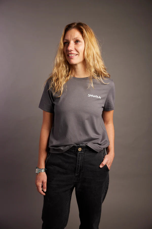 T-Shirt In Bloom Charcoal