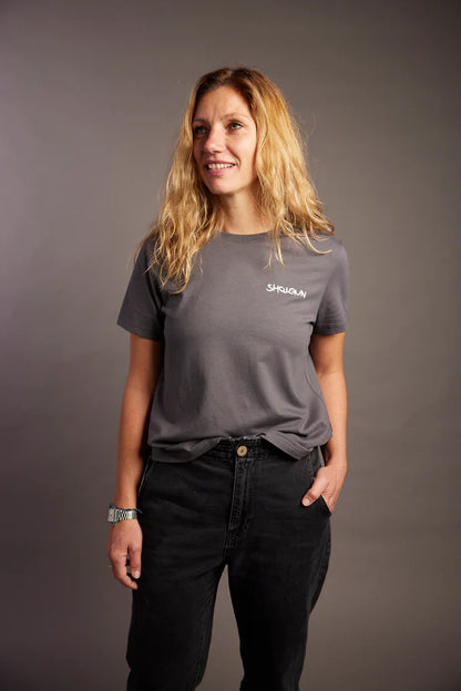 T-Shirt In Bloom Charcoal