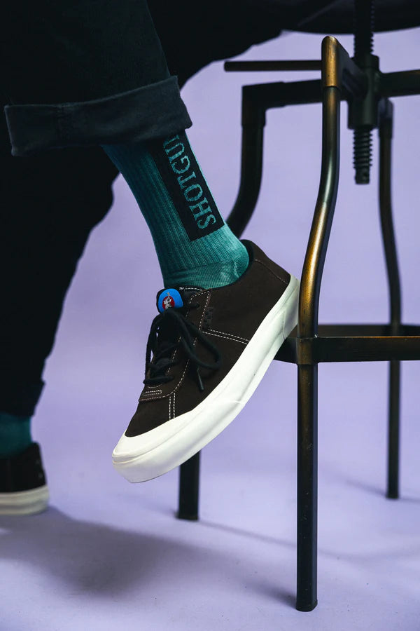 Socken Block Batik Green