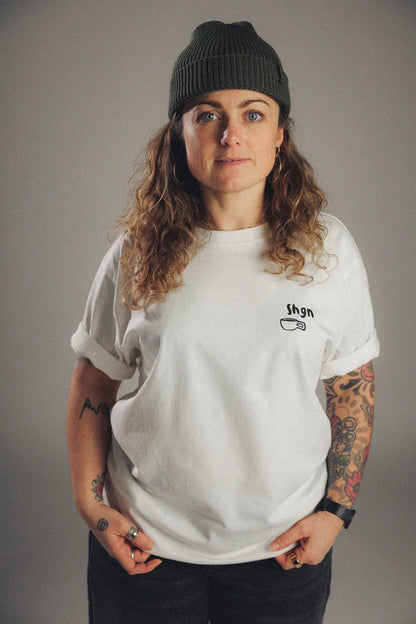Shotgun Loose T-Shirt Unisex | Siporilla Off White