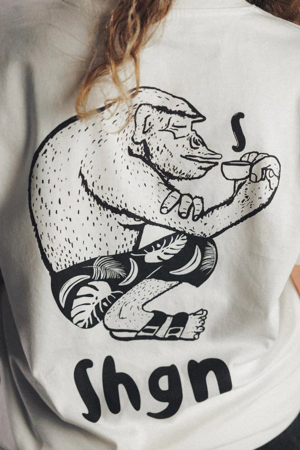 Shotgun Loose T-Shirt Unisex | Siporilla Off White