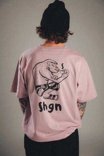 Shotgun Loose T-Shirt Unisex | Siporilla Dusty Rose