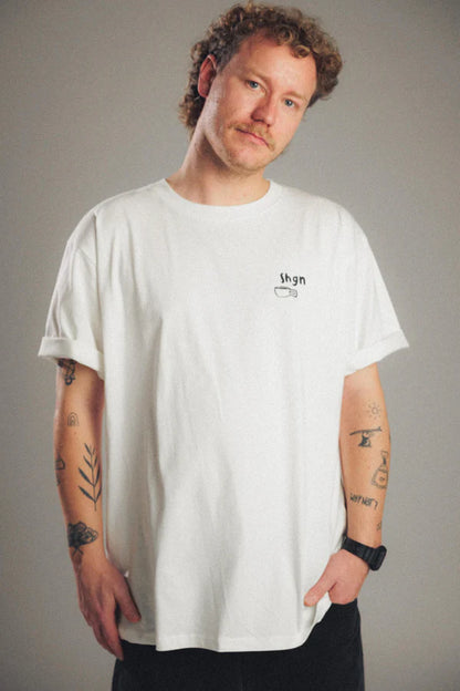 Shotgun Loose T-Shirt Unisex | Siporilla Off White